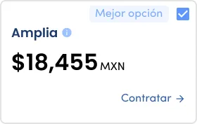 Cotización de seguros de auto conectada a múltiples aseguradoras